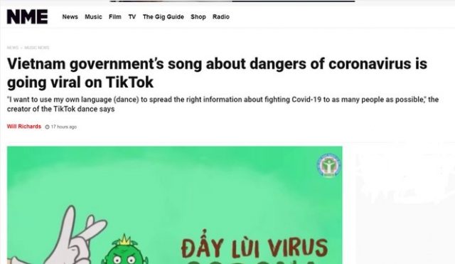 nme coronavirus vietnamese song ghen co vy