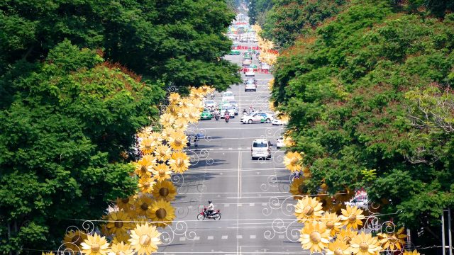 ho chi minh city street traffic