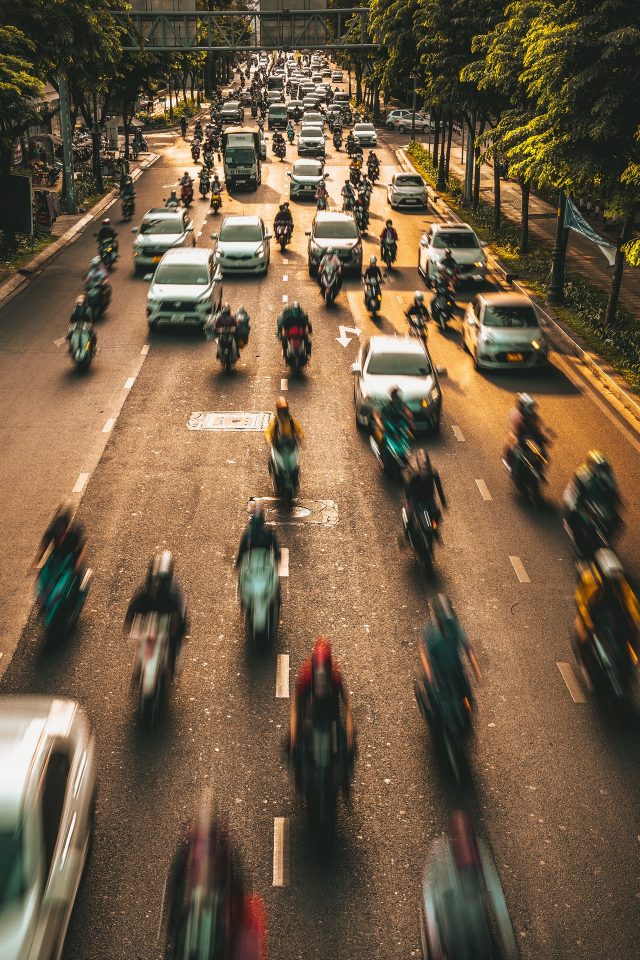 motorcycle traffic vietnam