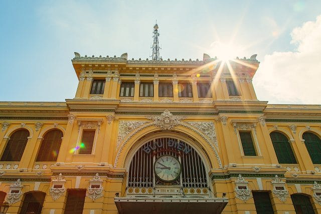 central post office saigon vietnam