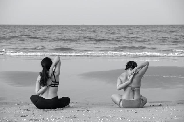vietnam beach yoga