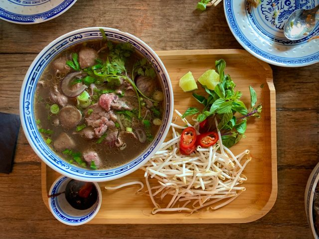 bowl of pho vietnamese