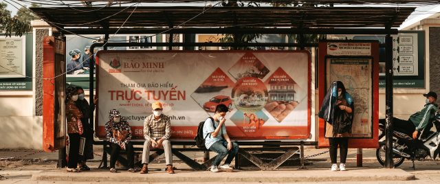 bus stop vietnam