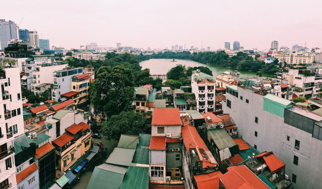 hanoi old quarter lake