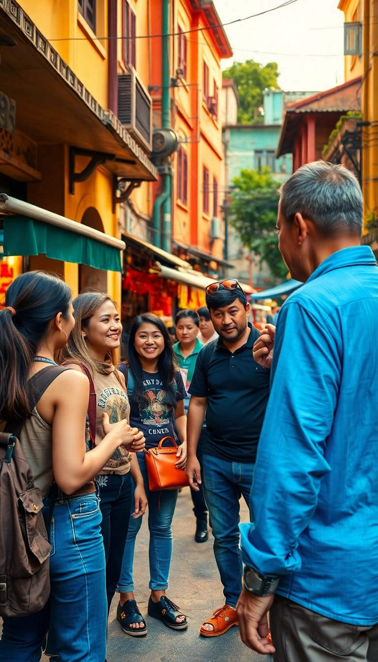 Hanoi street tour with local guide.