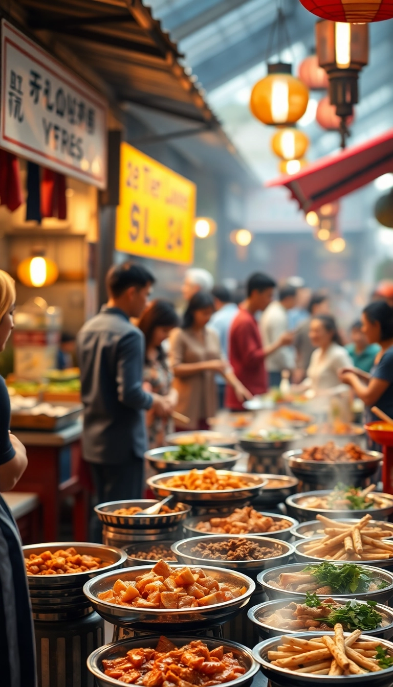 Hue market: vibrant food & people.
