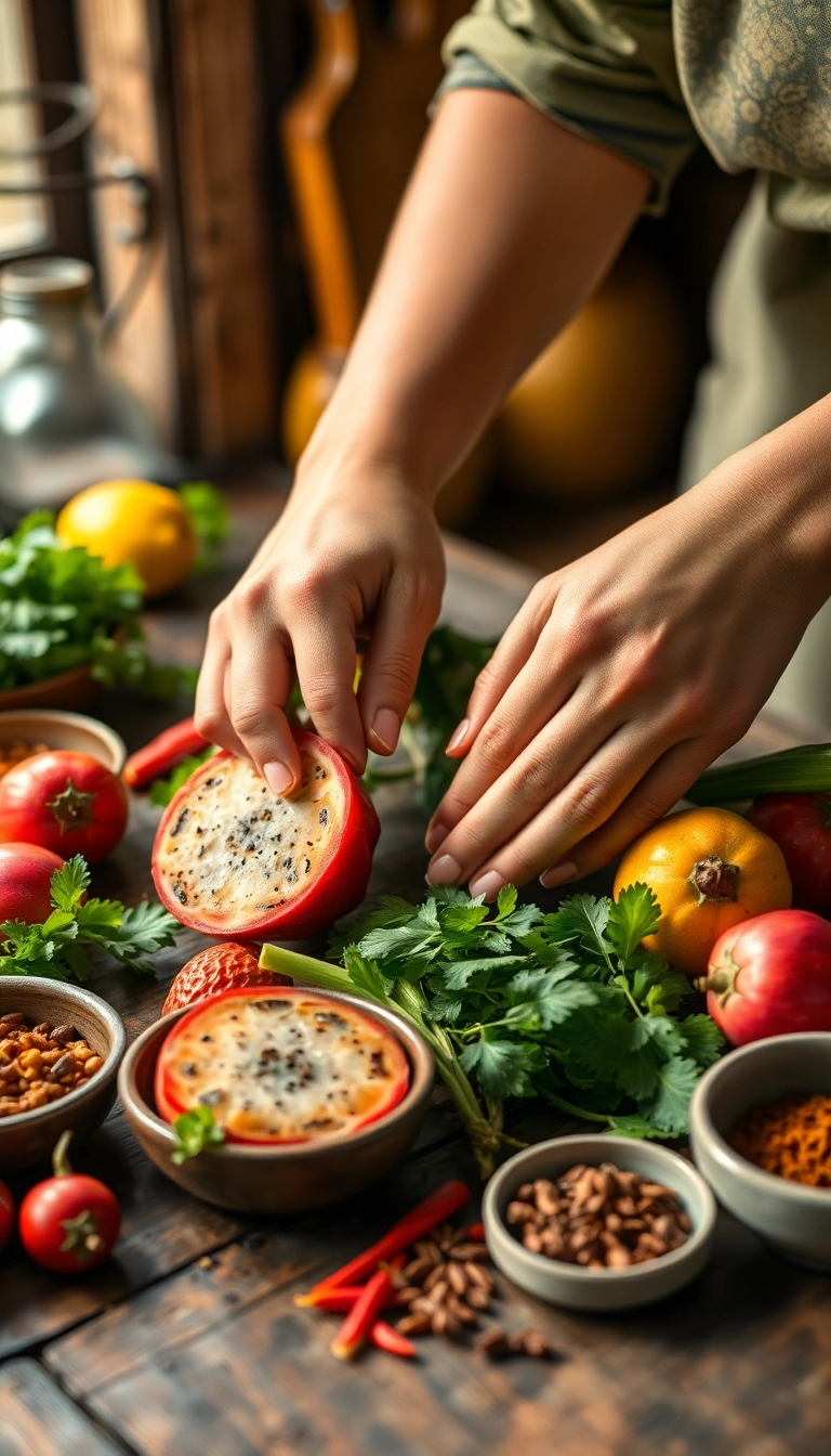 Vietnamese ingredients prepared with care.