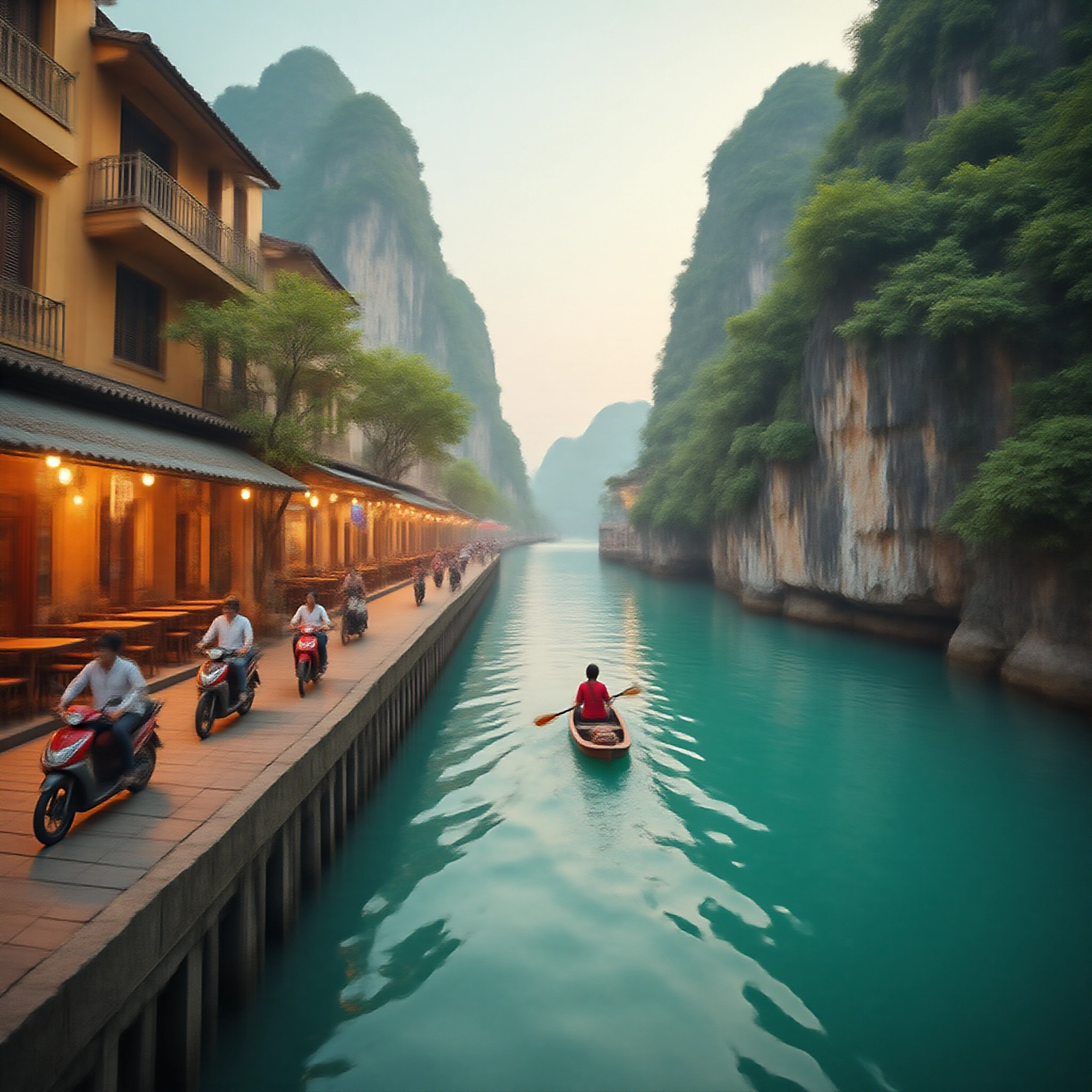 Hanoi streets meet Ha Long Bay serenity